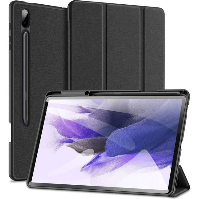 Samsung Galaxy Tab S8 Plus / S7 Plus 12.4" DUX DUCIS Domo Series Fodral med S-Pen Hållare - Svart