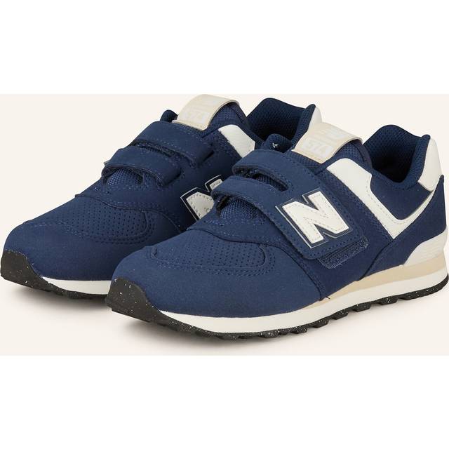 New Balance 574 Kids Hook & Loop Sneakers Nb Navy | Marinblå | 33 EU