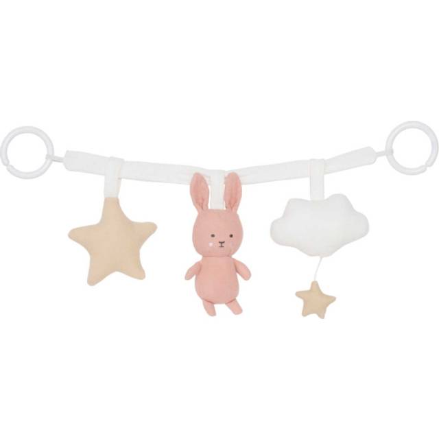 Bunny Barnvagnshänge Rosa