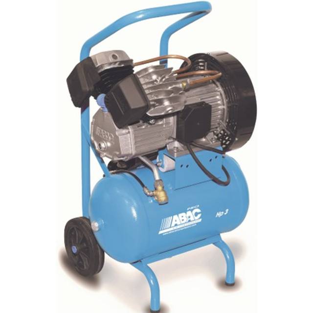 Kolvkompressor Pro ABAC V30 3hk 20l kärra 230V/1