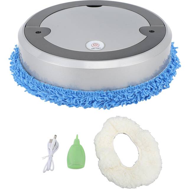 Mopping Robot Silver Gray Sprayable 2400 MAh 50ml Water Tank Wet Dry Intelligent Mopping Machine