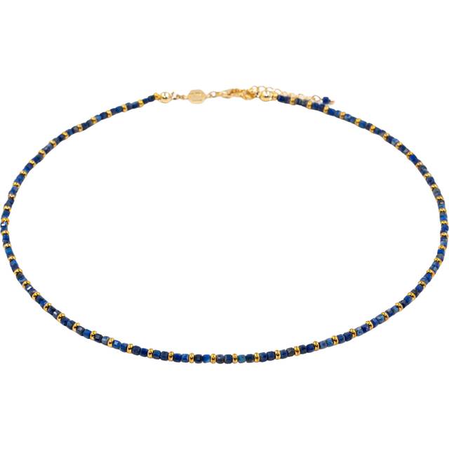 Lapis lazuli stone necklace for women Sloya Karia - Bleu