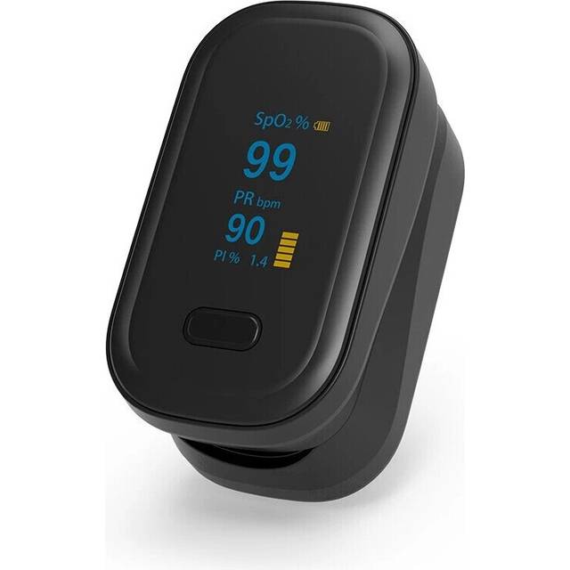 (Black) Finger-Clamp Pulse Oximeter Finger Blood Oxygen Saturometro Heart De Oximeter Portable Pulse Oximetro Monitor