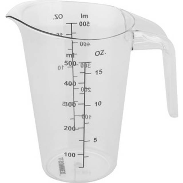 Sunnex Stackable Measuring Jug 0.5L Clear Polycarbonate Durable Kitchen Tool