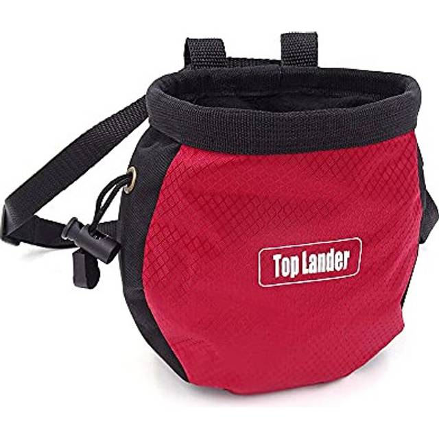 Rock Climbing Chalk Bag with Belt and Zipper Pocket for kids Girl Climbers Gym Gymnastics Weight Lifting Hunting Bouldering Magnesium Sack