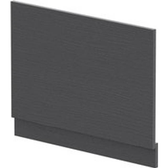 Nuie Woodgrain Bath End Panel | Graphite Grey | MDF | 750mm