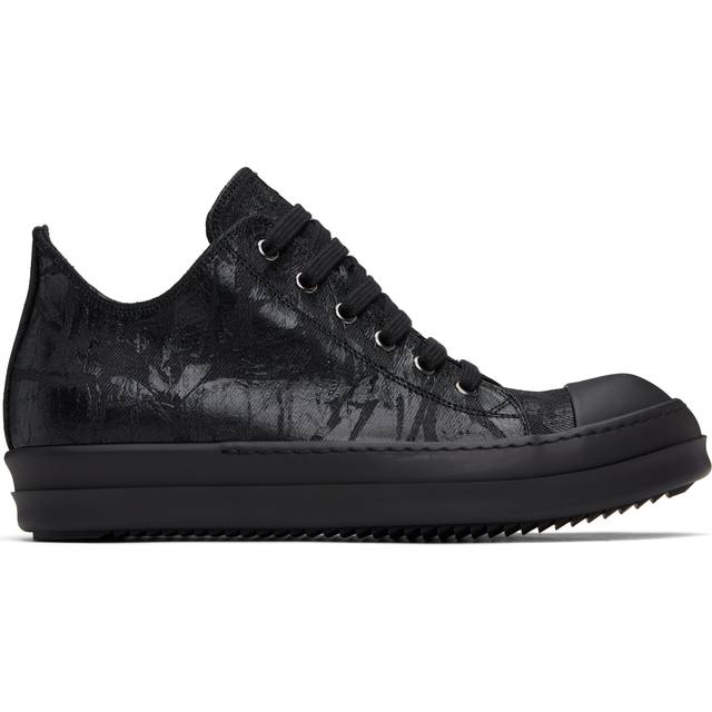 Rick Owens DRKSHDW Black Hollywood Low Sneaks Sneakers - 09ALL ALL BLACK - IT 39