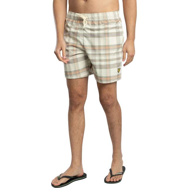 Lyle & Scott Tartan swimshort Badbyxor