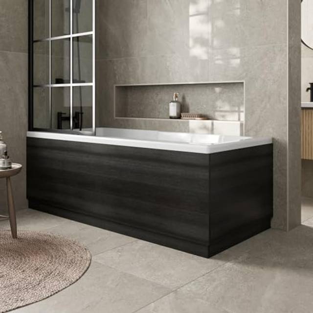 Artis Grey Wood Side & End Bath Panel Pack 1700/700mm