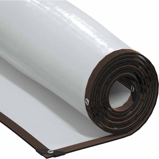 Klar presenning med öljetter 4x12 m polyeten