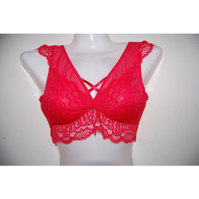 M&s boutique marks & spencer uk10 eu38 us6 red non-wired unpadded bralette