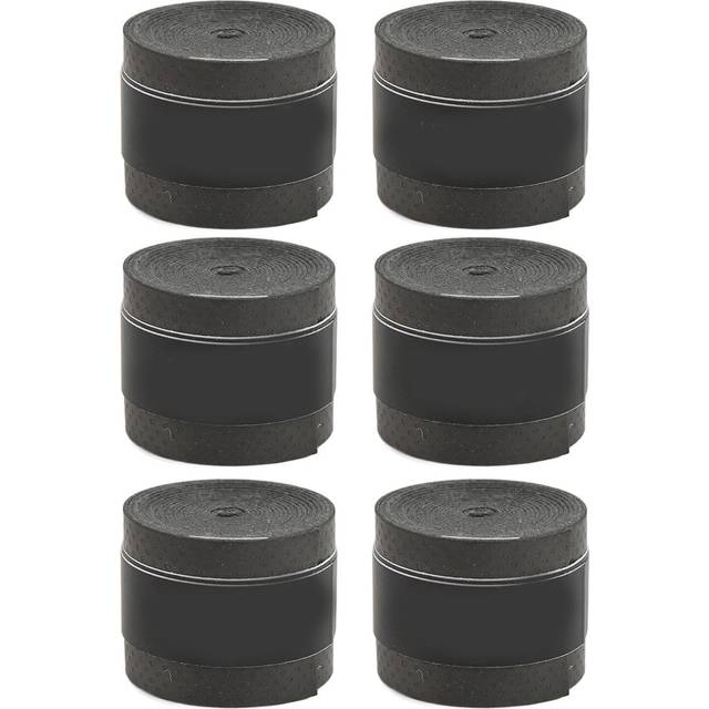 6Pcs Tennis Racket Grip Tape PU Frosted Anti Skid Sweat Absorption Badminton Racket Tape Sports