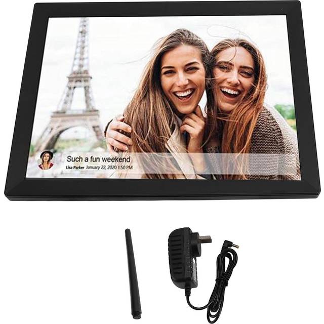 15 Inch Digital Picture Frame 80000 Photos Storage Auto Rotate WiFi HD Touch Screen Electronic AU Plug