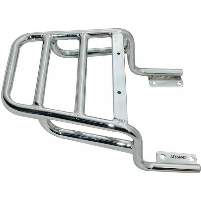 Fits royal enfield interceptor 650 rear rack luggage carrier steel chrome ecs