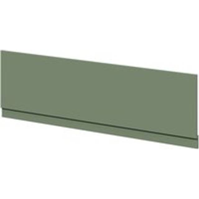 Wholesale Domestic MDF Front Bath Panel with Plinth | Satin Green | 1800mm