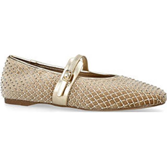Rejoice Crystal Ballet Flats - GOLD - Chunky silhouettes have been at the core of the Steve Madden design aesthetic since launching in 1990. Over the years, the brand has grown to offer a huge array of footwear, both everyday and more elevated styles for formal occasions, all finished with branding details.