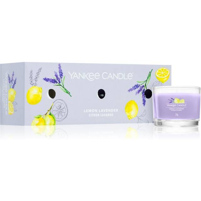 Yankee Candle 3 Pack Mini Filled Votive Lemon Lavender 37g 3s
