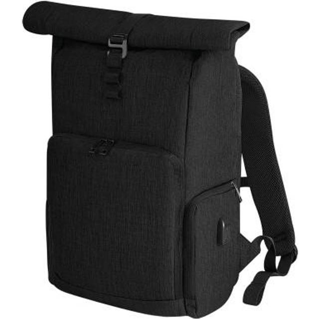 (One Size, Black) Quadra Q-tech Charge Roll Up Hiking Backpack