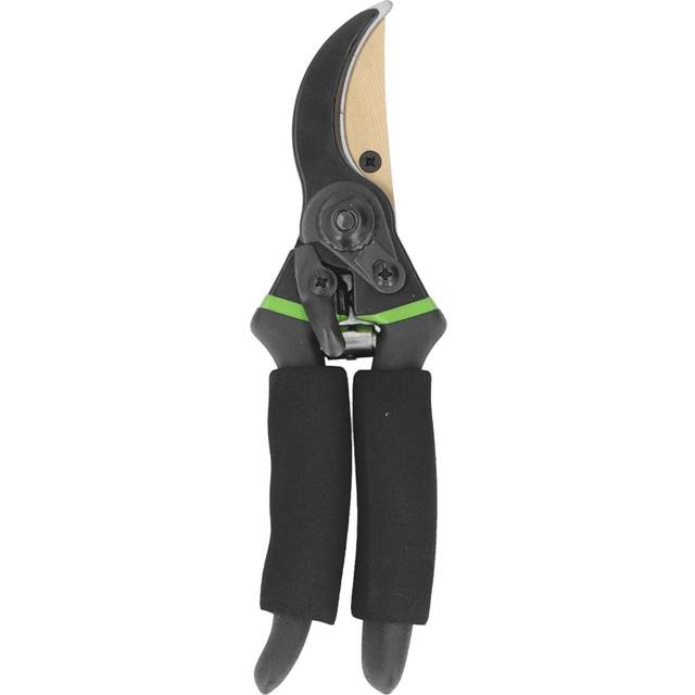 Pruning Shears Garden Professional Ti Tree Trimming Bypass Hand Pruner 8.6in Green with Sheath