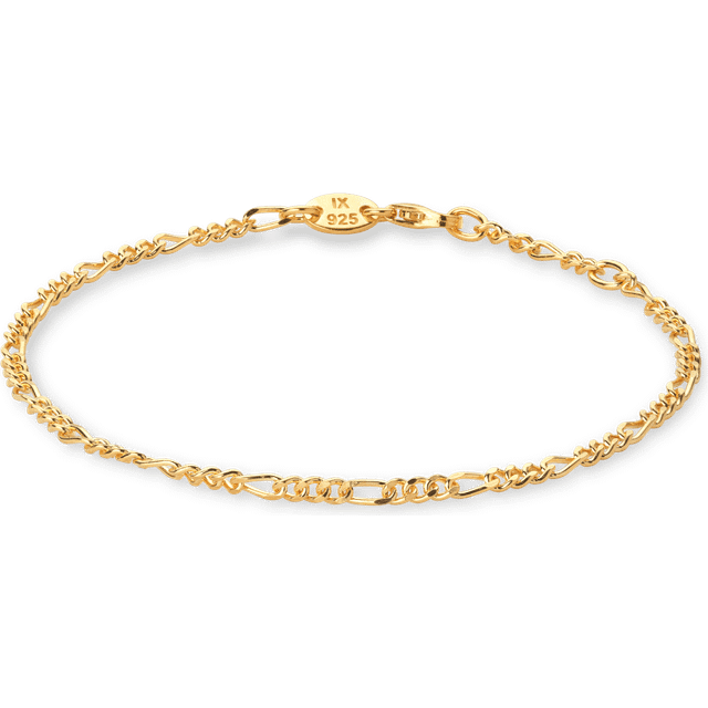 IX Figaro Bracelet - Gold - Length 16.5cm - 18cm