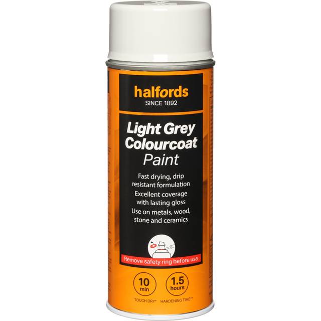 Halfords Colourcoat Light Grey 400ml