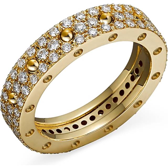 Roberto Coin 18K Yellow Gold Pois Moi Diamond Pave Ring