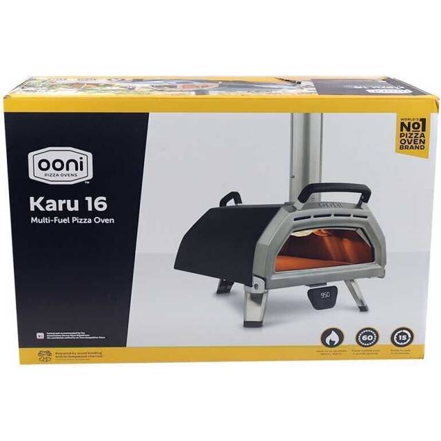 Ooni karu 16 pizza oven multi-fuel outdoor portable wood fire charcoal gas