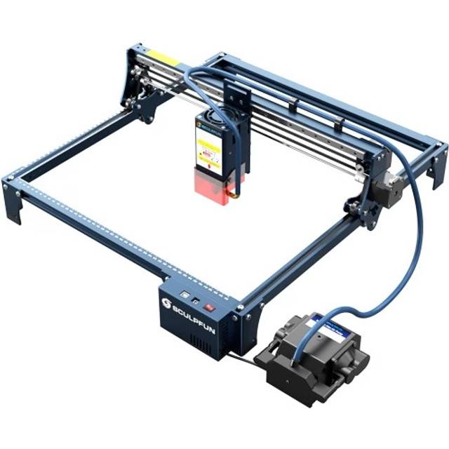 SCULPFUN S30 Pro Max 20W Lasergravierer, automatische Luftunterstützung, 0,08 x 0,1mm Laserfokus, 410x400 mm