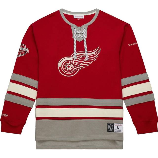 M&N Detroit Red Wings NHL Lace-Up Heritage Hoody