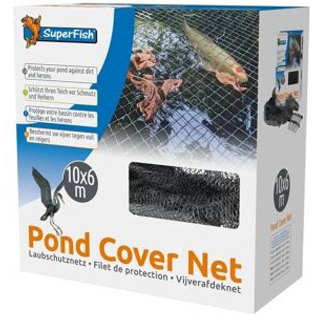 SuperFish Pond Cover Net With 24 Pegs 10x6m - 669718