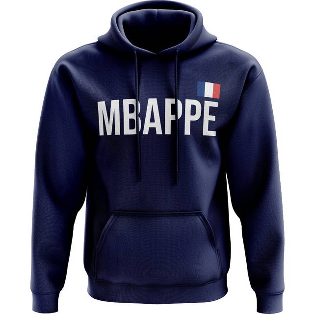 Kylian Mbappe France name hoody (navy) Men's Polyester UKSoccershop