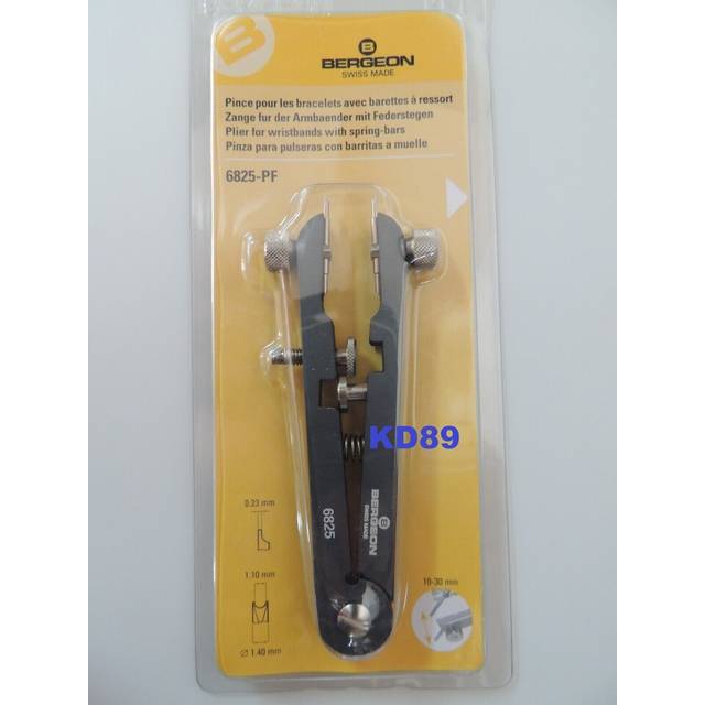Bergeon 6825-pf plier to fit wristwatches rolex bracelet swiss made spring bars