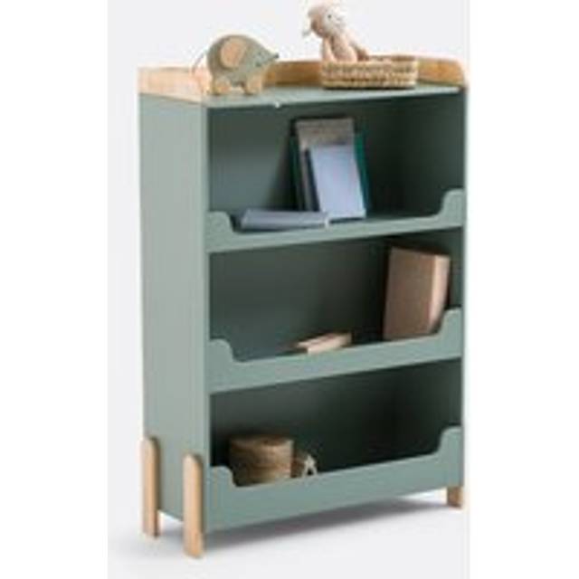 Arturo Child's Pine Bookcase - grey-green - ONE SIZE