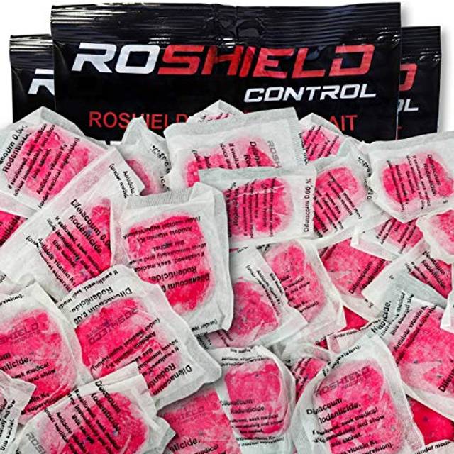 Roshield 60 Mouse Mice Rat Pasta Bait Killer Control Sachets (4 x 150g Pack)