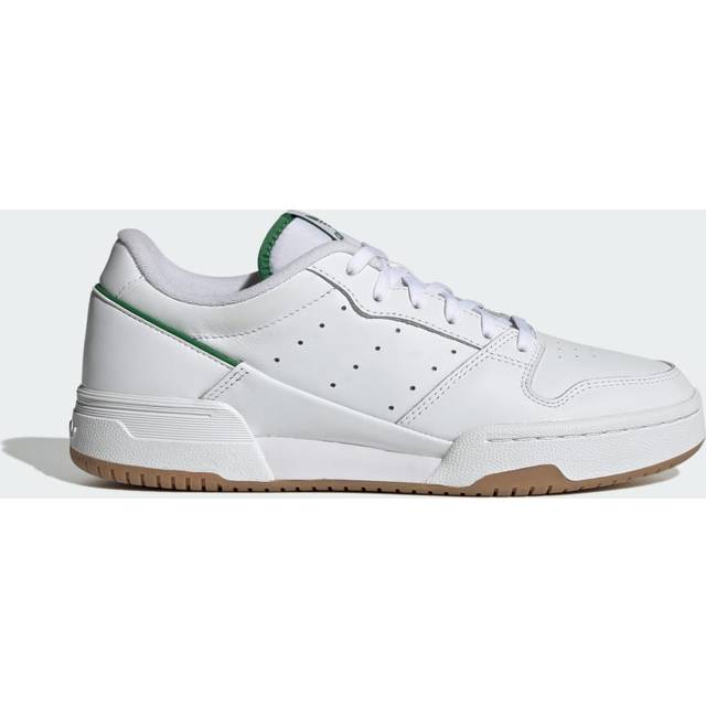 Team Court 2.0 Shoes - Cloud White / Cloud White / Preloved Green