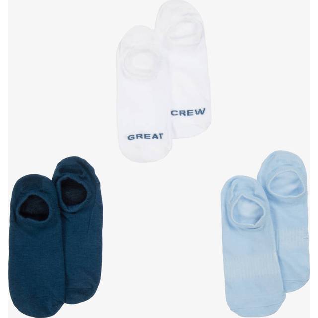 Mayoral Boys Blue & White Cotton Trainers Socks (3 Pack) - 10 year