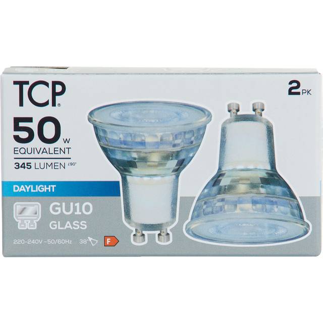 TCP LED Glass GU10 345L Daylight Bulbs - Daylight / 2