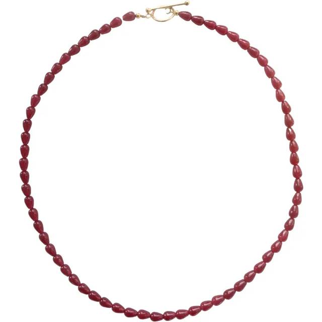 Stine A Love Drop Necklace - Burgundy
