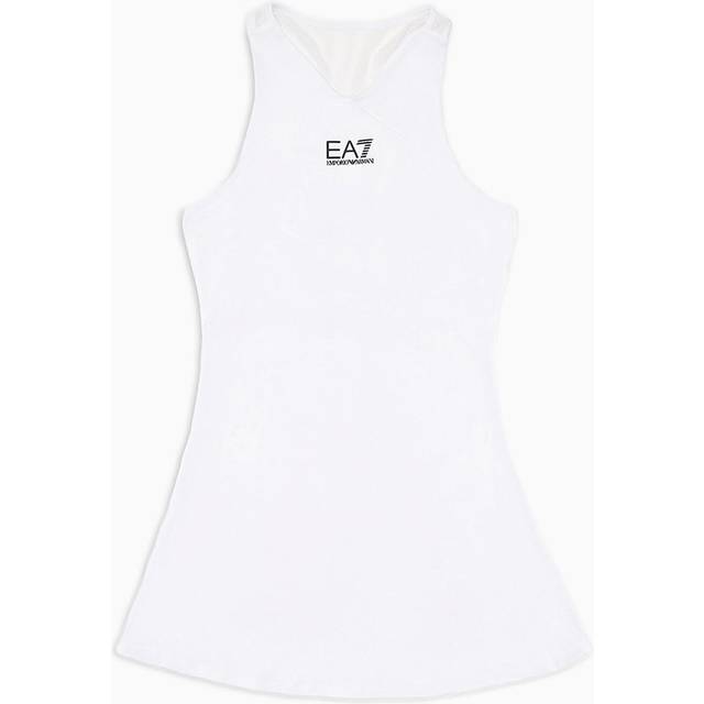Ea7 Emporio Armani Girls White Ventus7 Sports Dress Set - 8 year