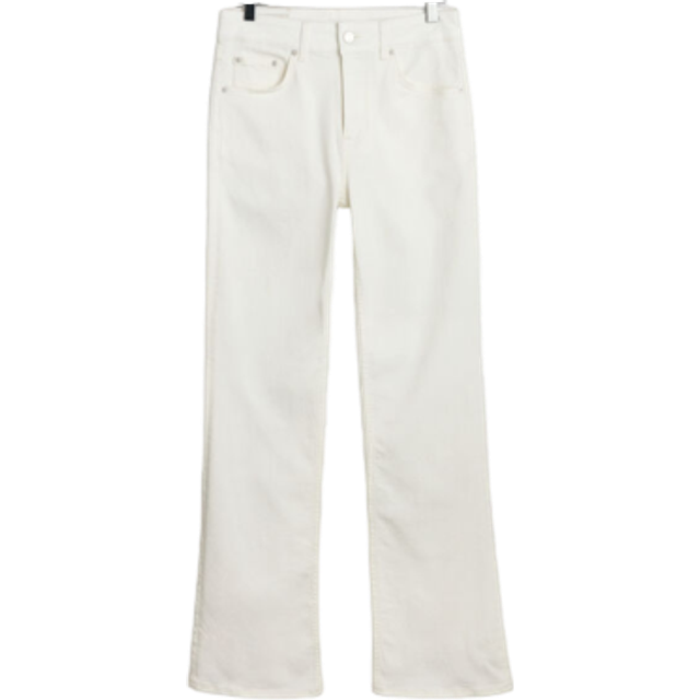 GANT Slim Flare White Jeans |Vit |30