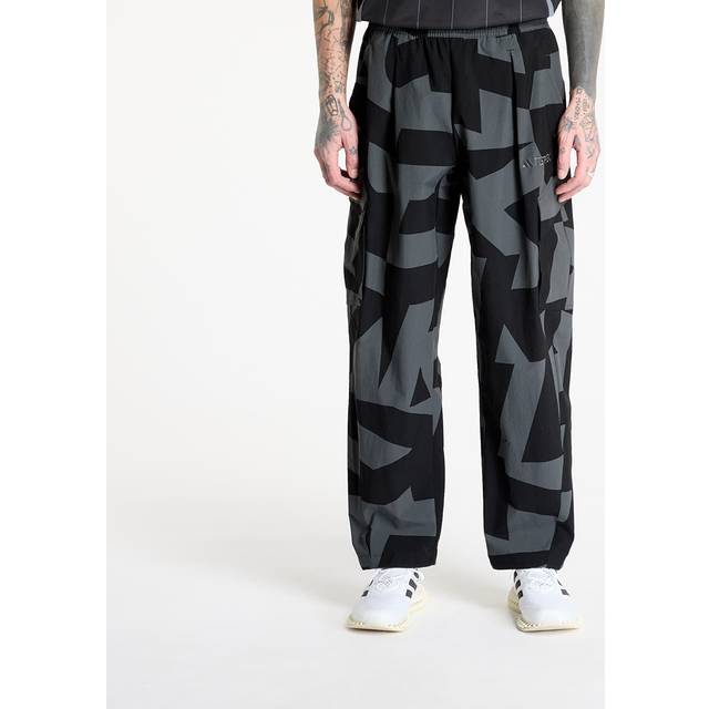 Pants adidas Terrex Xploric Printed Cargo Pants Black/ Black/ Carbon M (M)
