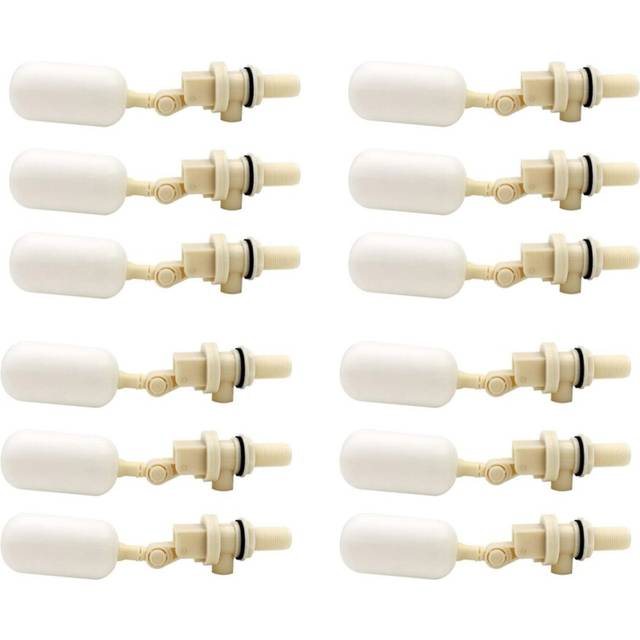 12 Pack Float Valve for Automatic Waterer Bowl Horse Cattle Goat Sheep Pig Dog Water Trough Farm Supplies