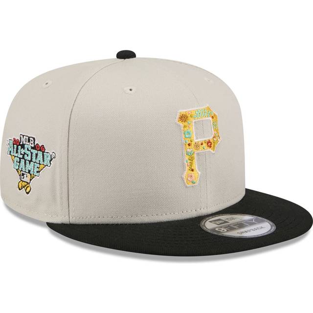 Pittsburgh Pirates Floral Fill Light Beige 9FIFTY Snapback Cap newera adult unisex Cream newera adult unisex Cream newera adult unisex Cream newera ad - Osfm