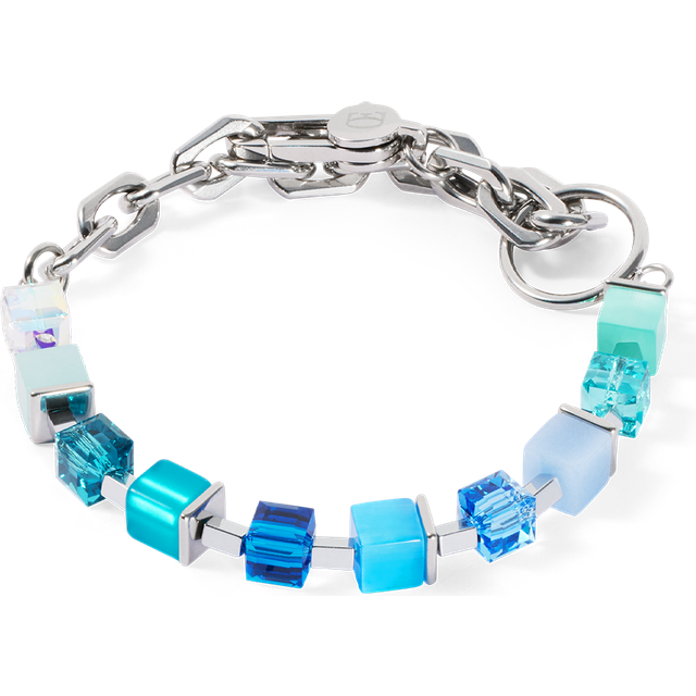 COEUR DE LION Armband Cube Fusion Charm Silber-Ocean