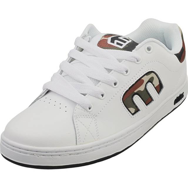 Etnies callicut mens skate trainers in white camouflage
