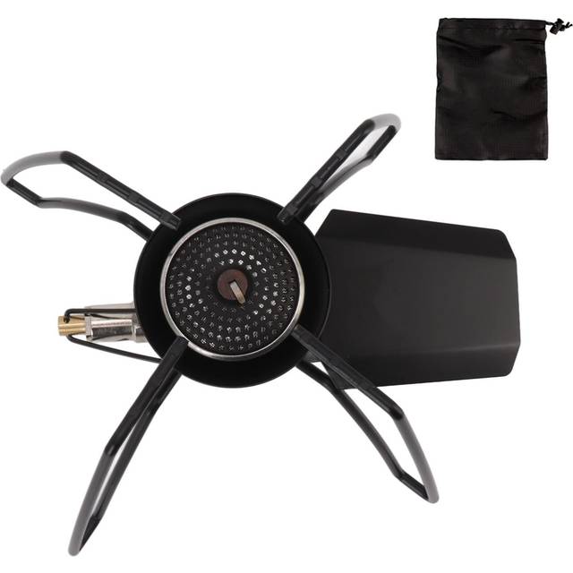 Outdoor Folding Gas Stove Mini Portable Strong Firepower Easy Control BBQ Camping Gas Stove