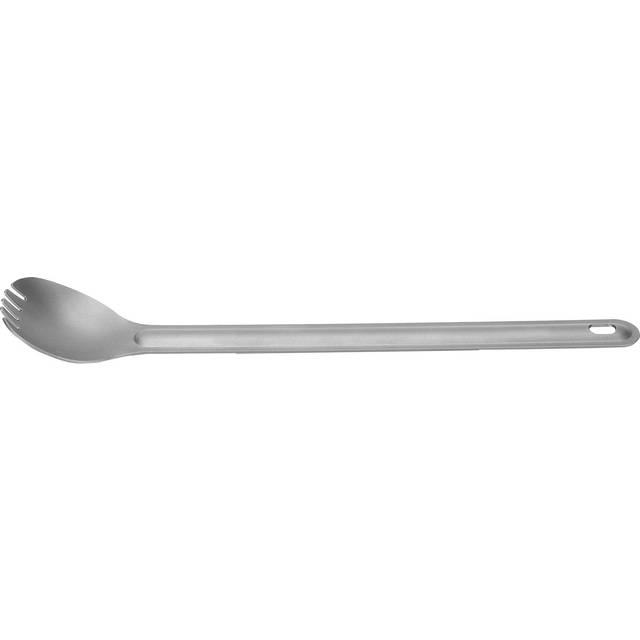 Lightweight Long Handle Titanium Spork/Spoon Metal Cutlery Set for Outdoor CampingLong Handle Spoon