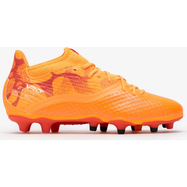 Kids' Lace-up Football Boots Viralto Iii Fg - Mango - Orange
