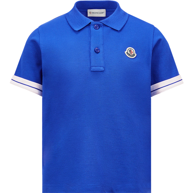 Moncler Enfant Boys Blue Cotton Polo Shirt - 4 year