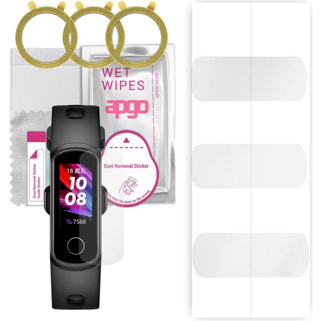 3x apgo Hydrogel Skärmskydd för Honor Band 5i, Hydrogel Film, med positioneringsskikt enkel installation